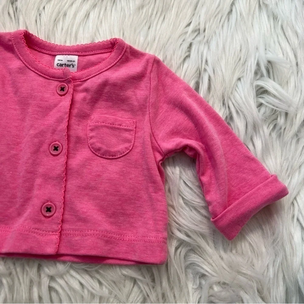 Carter's Layering Cardigan Pink